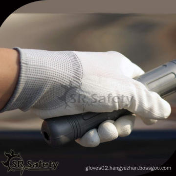 SRSafety 13 gauge nylon Liner coated PU gloves/pu coating working glove